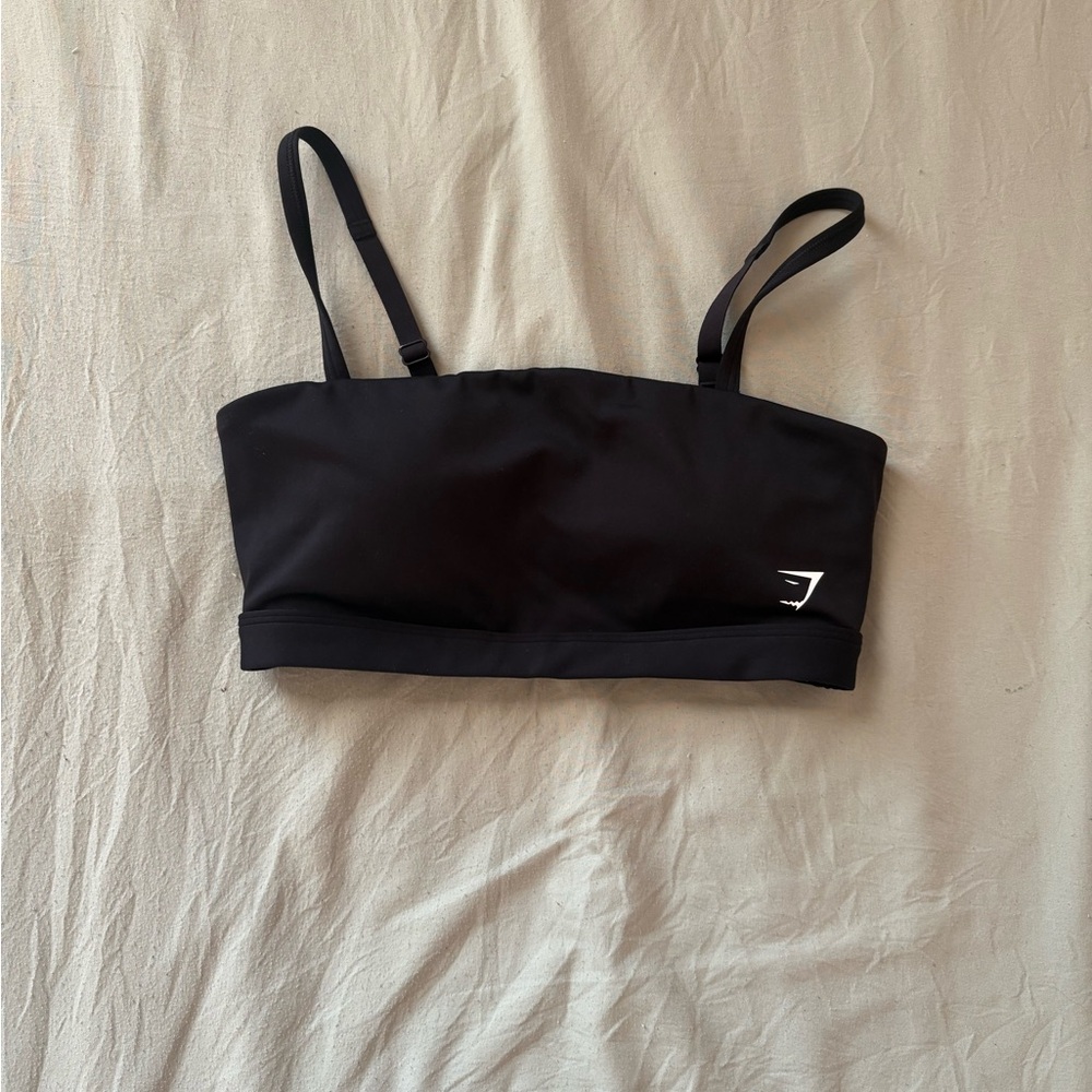 Gymshark Black Bandeau Bralette